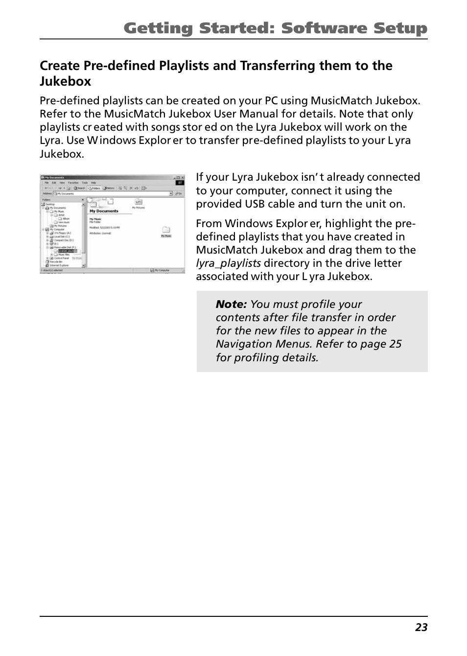 Getting started: software setup | Technicolor - Thomson Thomson Lyra PDP2842 User Manual | Page 23 / 75