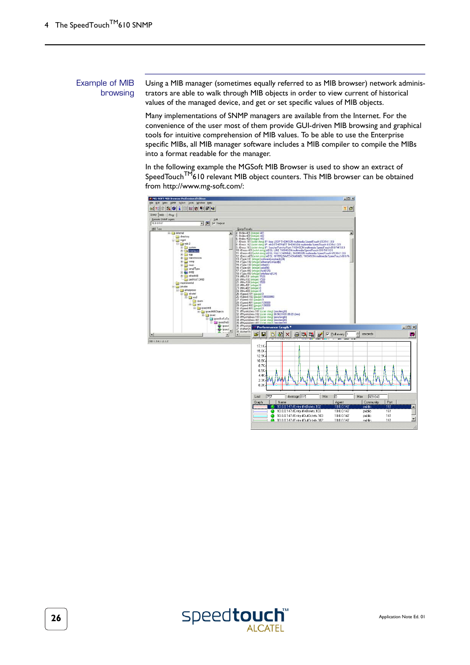 Example of mib browsing | Technicolor - Thomson 610v User Manual | Page 30 / 32