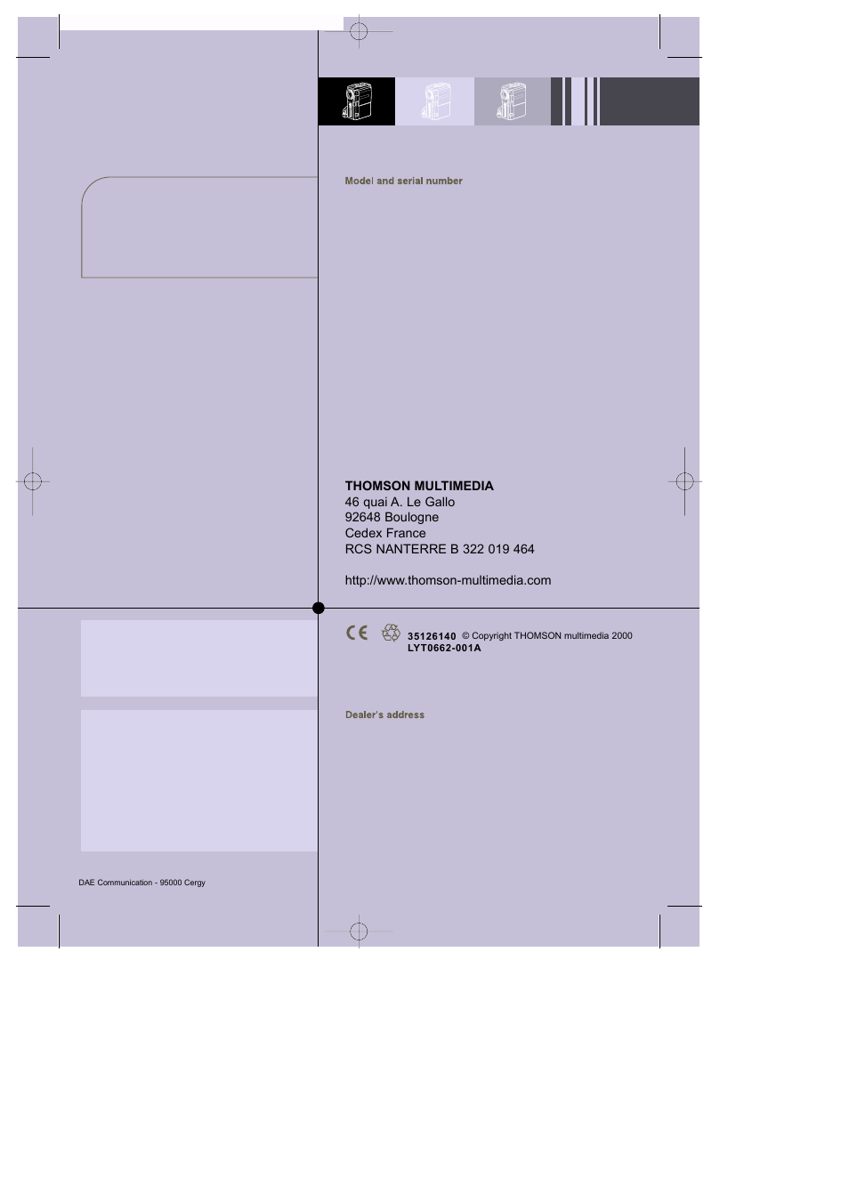 Technicolor - Thomson VMD 22 User Manual | Page 102 / 102
