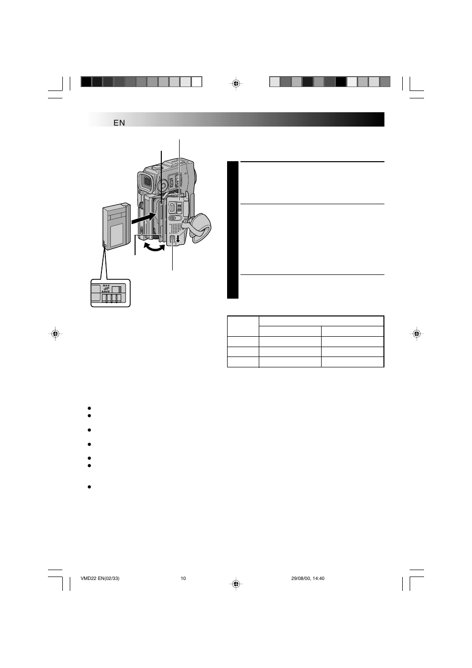 Getting started, Loading/unloading a cassette, Cont.) | Technicolor - Thomson VMD 22 User Manual | Page 11 / 102