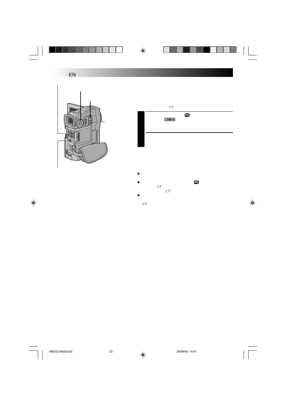 Recording, Progressive mode recording, Advanced features for video and d.s.c | Technicolor - Thomson VMD 22 User Manual | Page 23 / 102