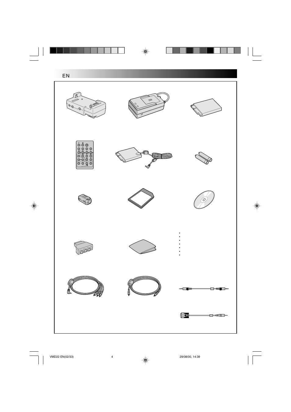 Provided accessories | Technicolor - Thomson VMD 22 User Manual | Page 5 / 102