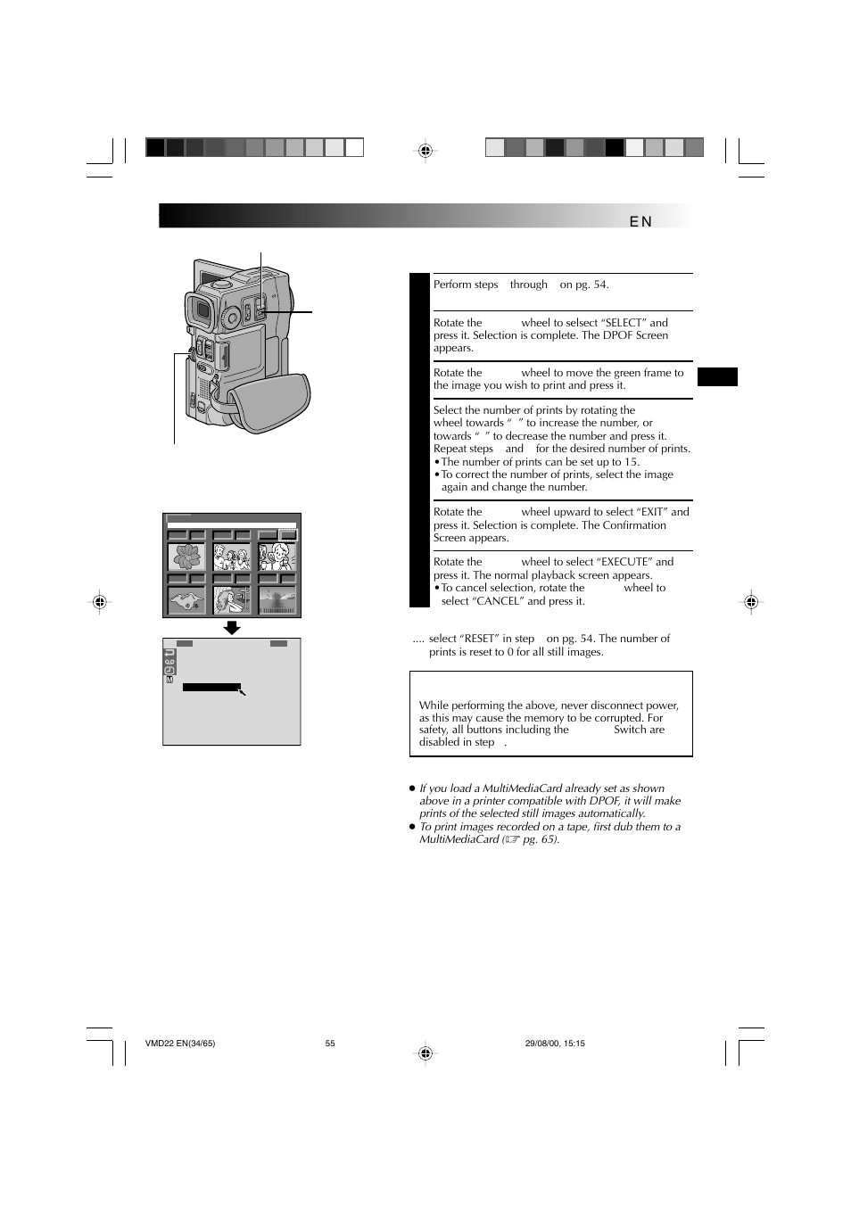 Caution | Technicolor - Thomson VMD 22 User Manual | Page 56 / 102