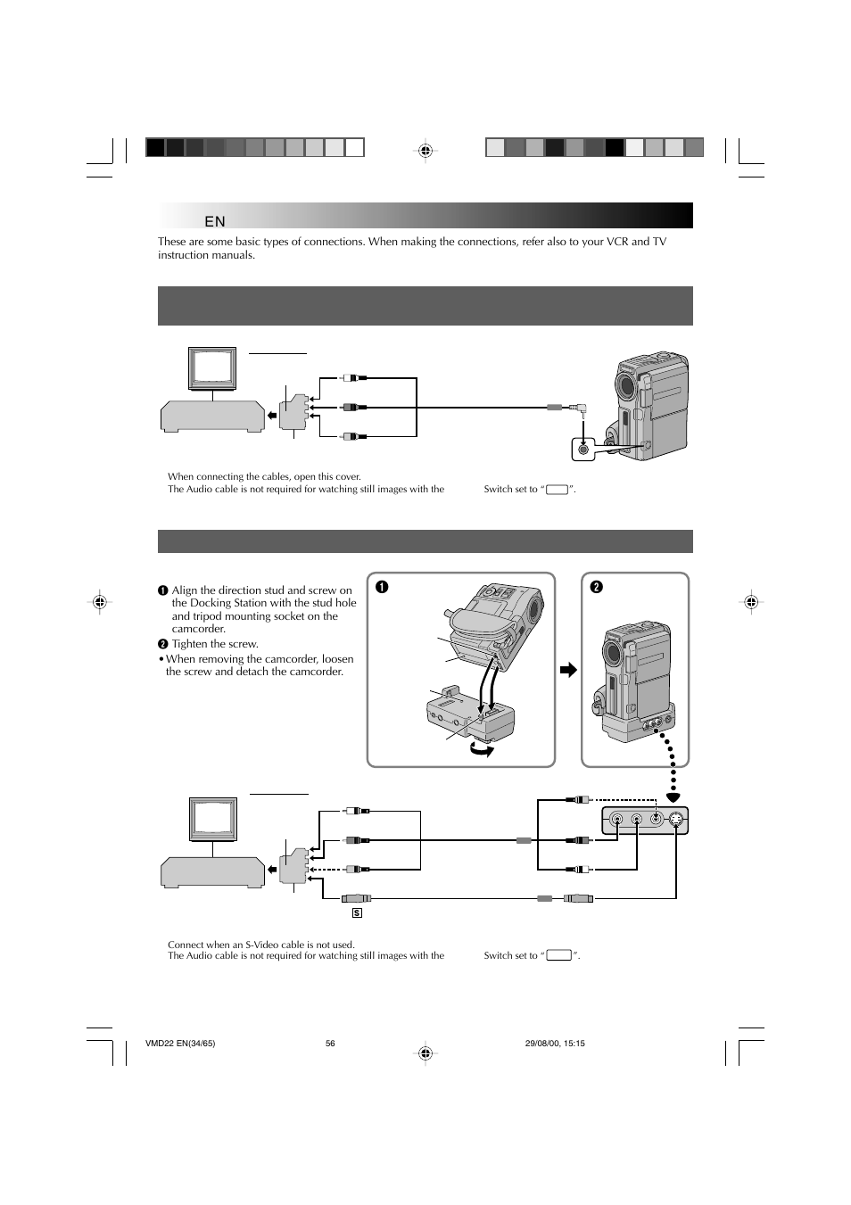 Connections, Basic connections | Technicolor - Thomson VMD 22 User Manual | Page 57 / 102