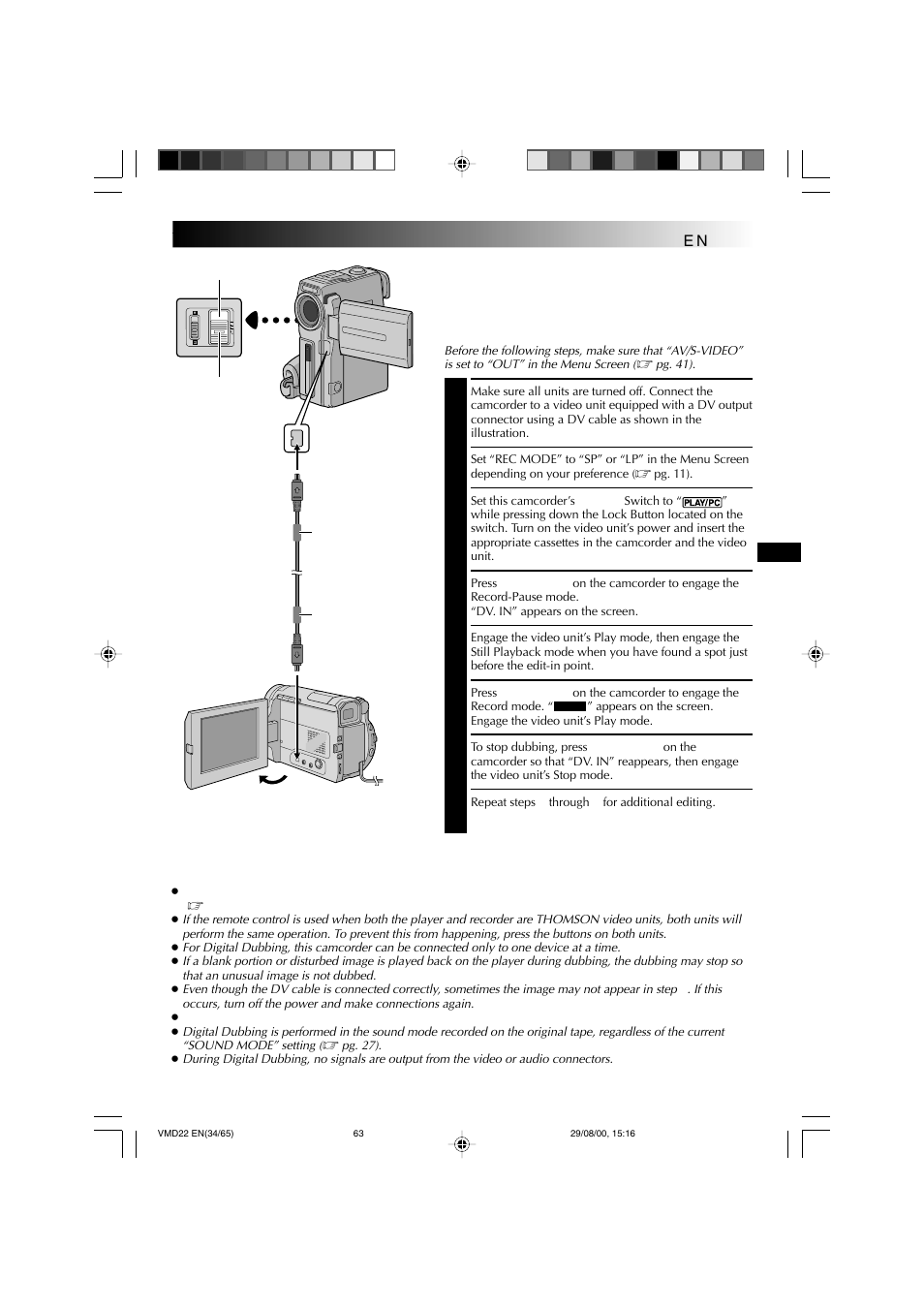 Technicolor - Thomson VMD 22 User Manual | Page 64 / 102