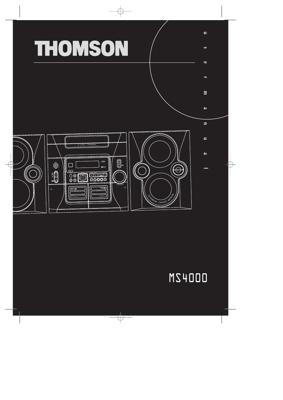 Ms4000, Usermanual, Push | Game •mp3• cd-r / rw compatible, Eco ir sensor demo, Auto prog deck 1•2 b. boost x-surr | Technicolor - Thomson MS4000 User Manual | Page 3 / 16