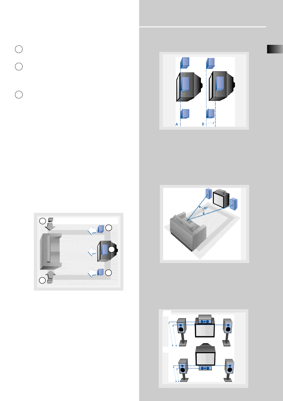 Getting started, Positioning your speaker, Front speaker placement | Advanced setting, Subwoofer | Technicolor - Thomson DPL900VD User Manual | Page 11 / 22