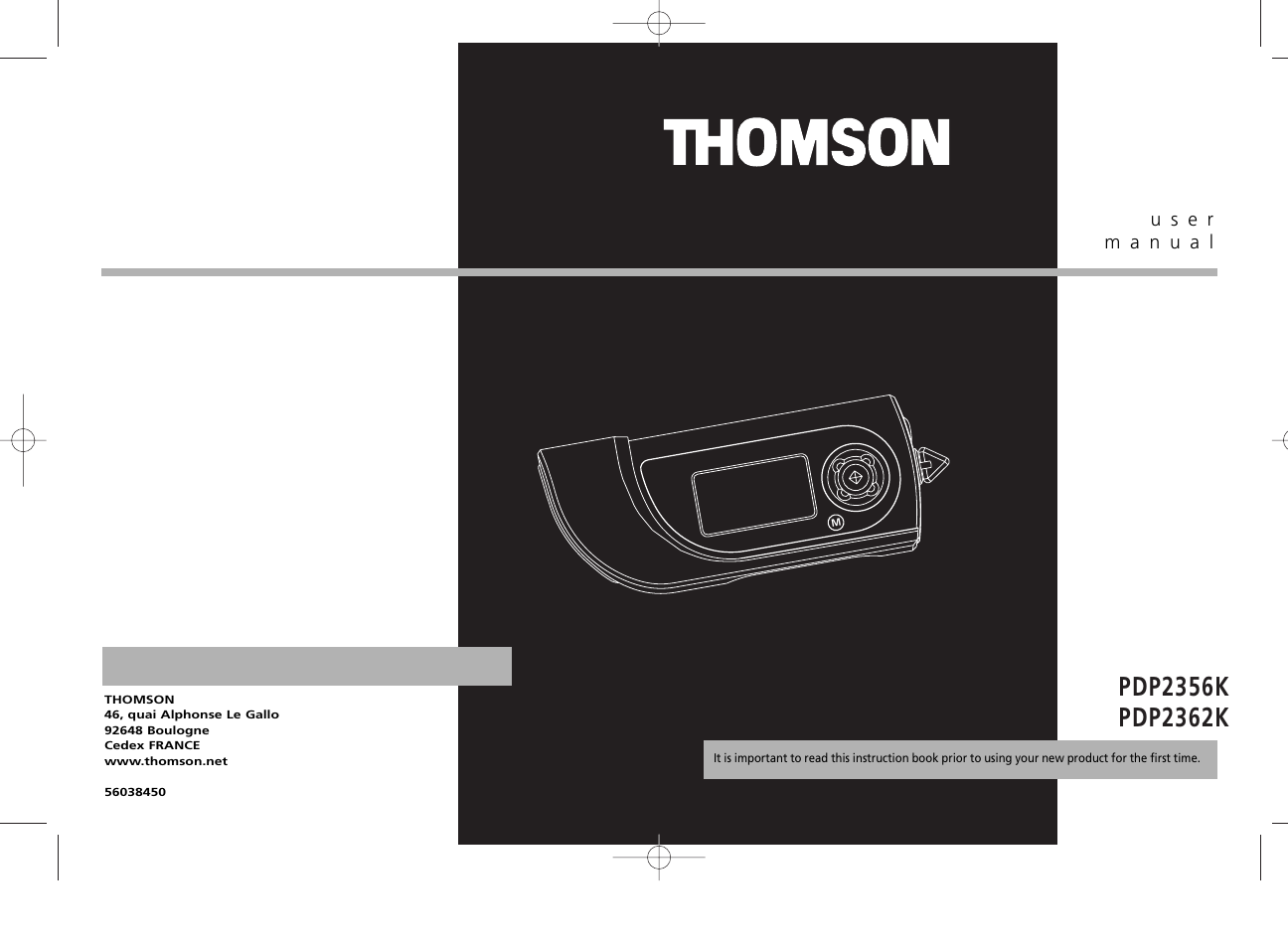 Technicolor - Thomson Thomson Lyra PDP2356K User Manual | Page 12 / 24