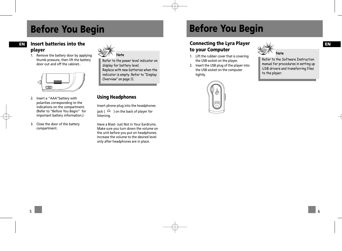 Before you begin | Technicolor - Thomson Thomson Lyra PDP2356K User Manual | Page 19 / 24