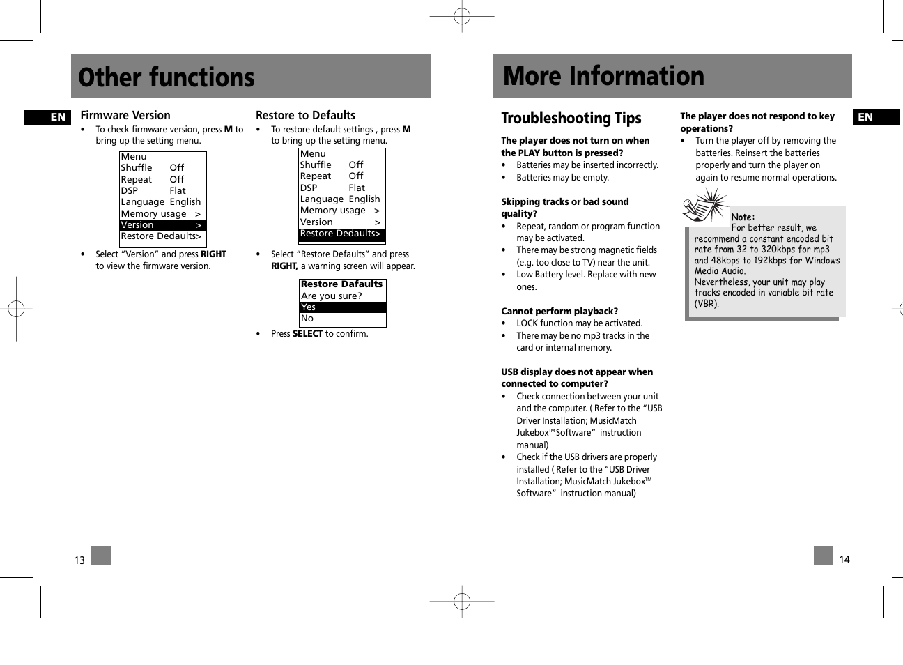 Other functions, More information, Troubleshooting tips | Technicolor - Thomson Thomson Lyra PDP2356K User Manual | Page 23 / 24