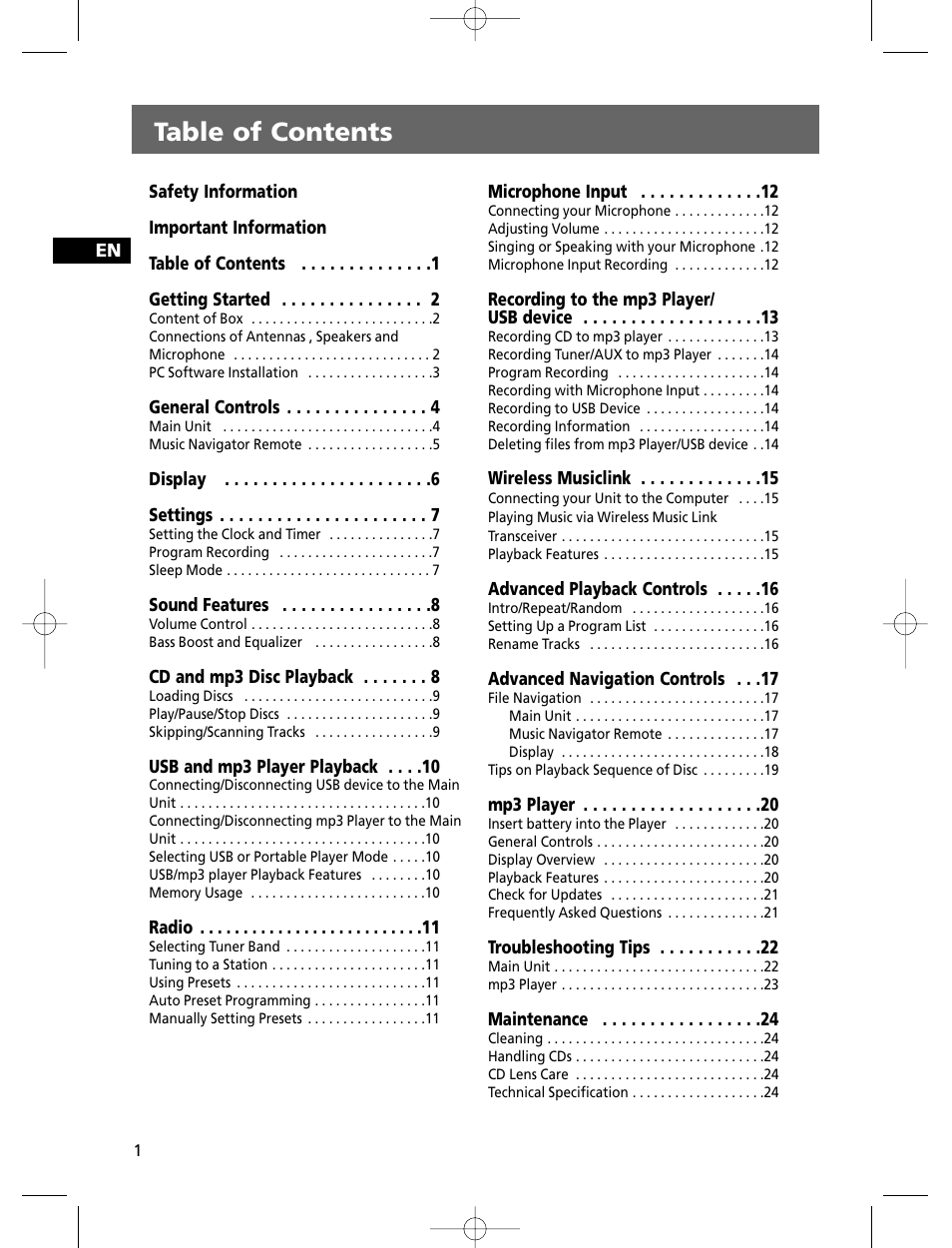 Technicolor - Thomson THOMSON Intuiva CS806 User Manual | Page 6 / 30