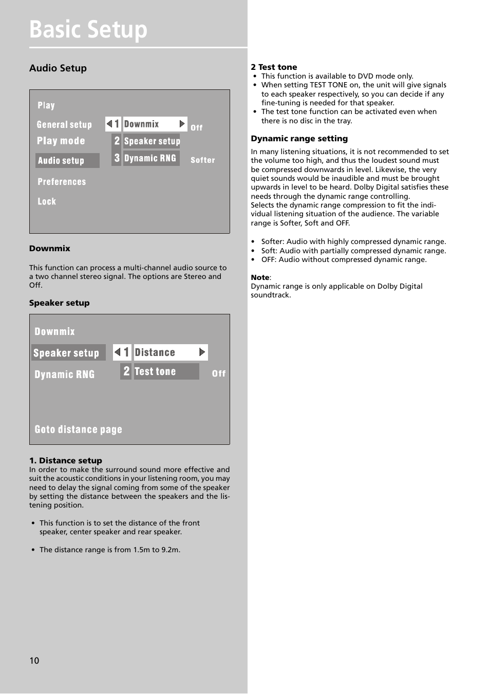 Basic setup | Technicolor - Thomson DPL4911 User Manual | Page 12 / 23