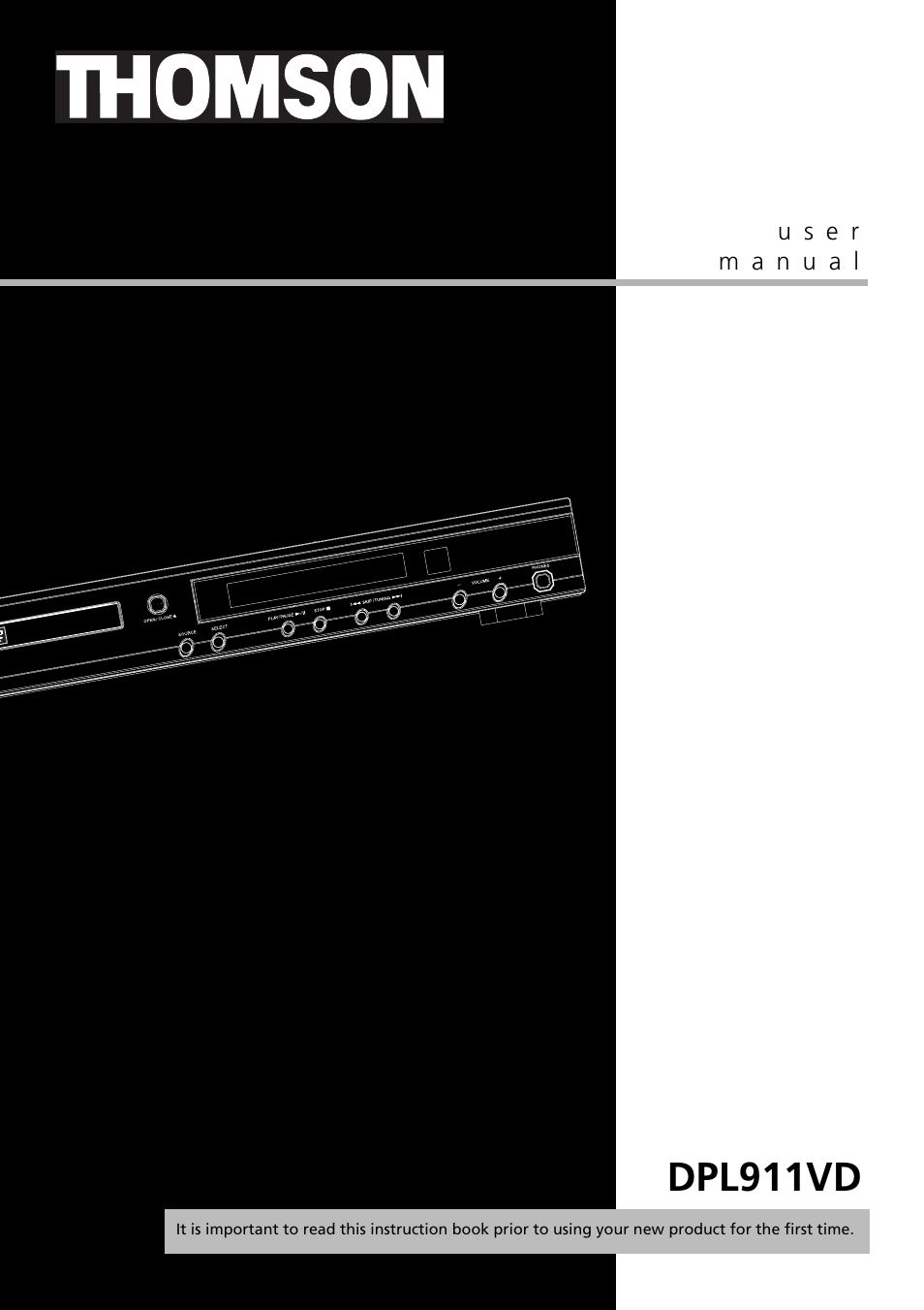 Dpl911vd | Technicolor - Thomson DPL911VD User Manual | Page 2 / 23