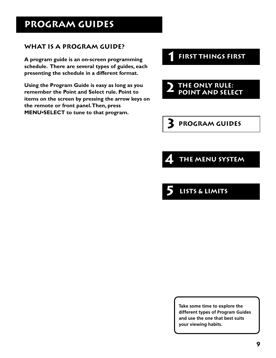 Program guides | Technicolor - Thomson DRD302RA User Manual | Page 11 / 64