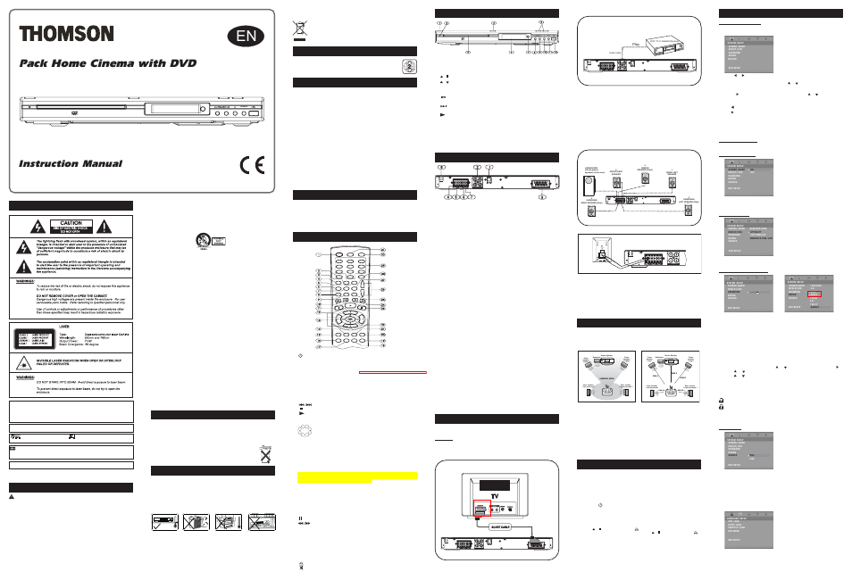 Technicolor - Thomson DPL914VD User Manual | 2 pages