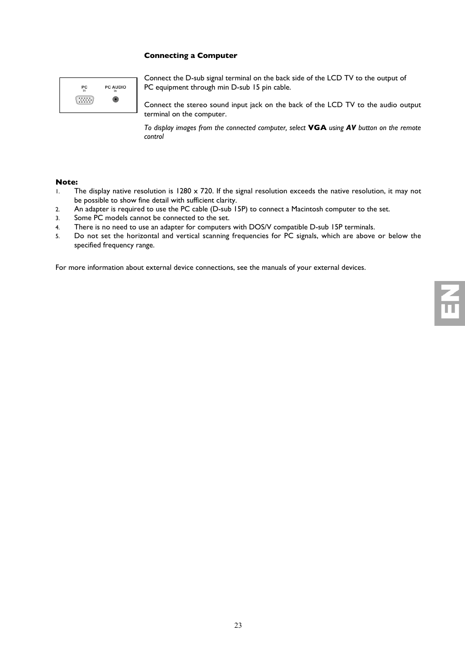 Technicolor - Thomson 32LB115 User Manual | Page 23 / 28