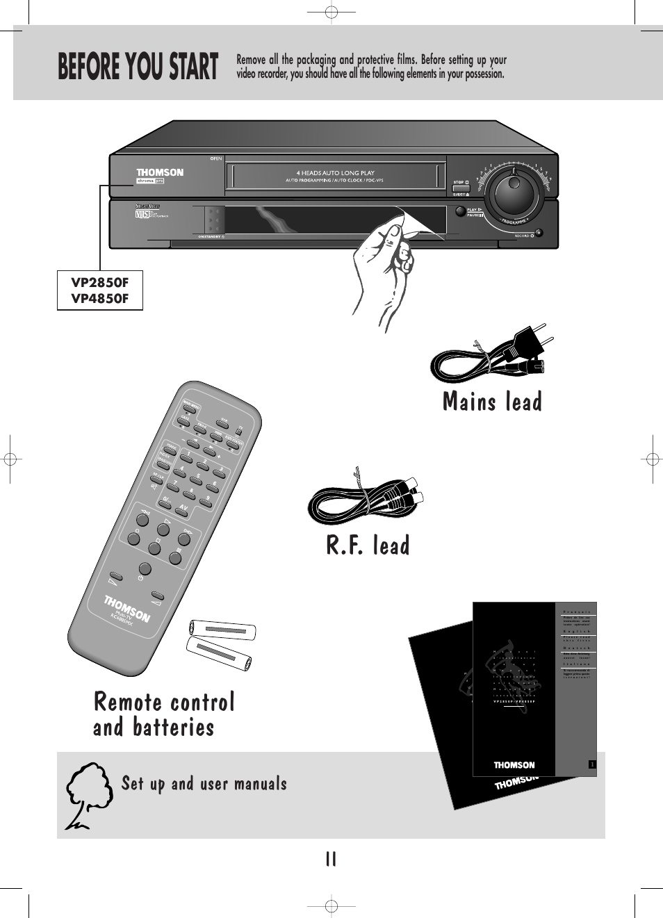 Technicolor - Thomson VP4850F User Manual | 14 pages