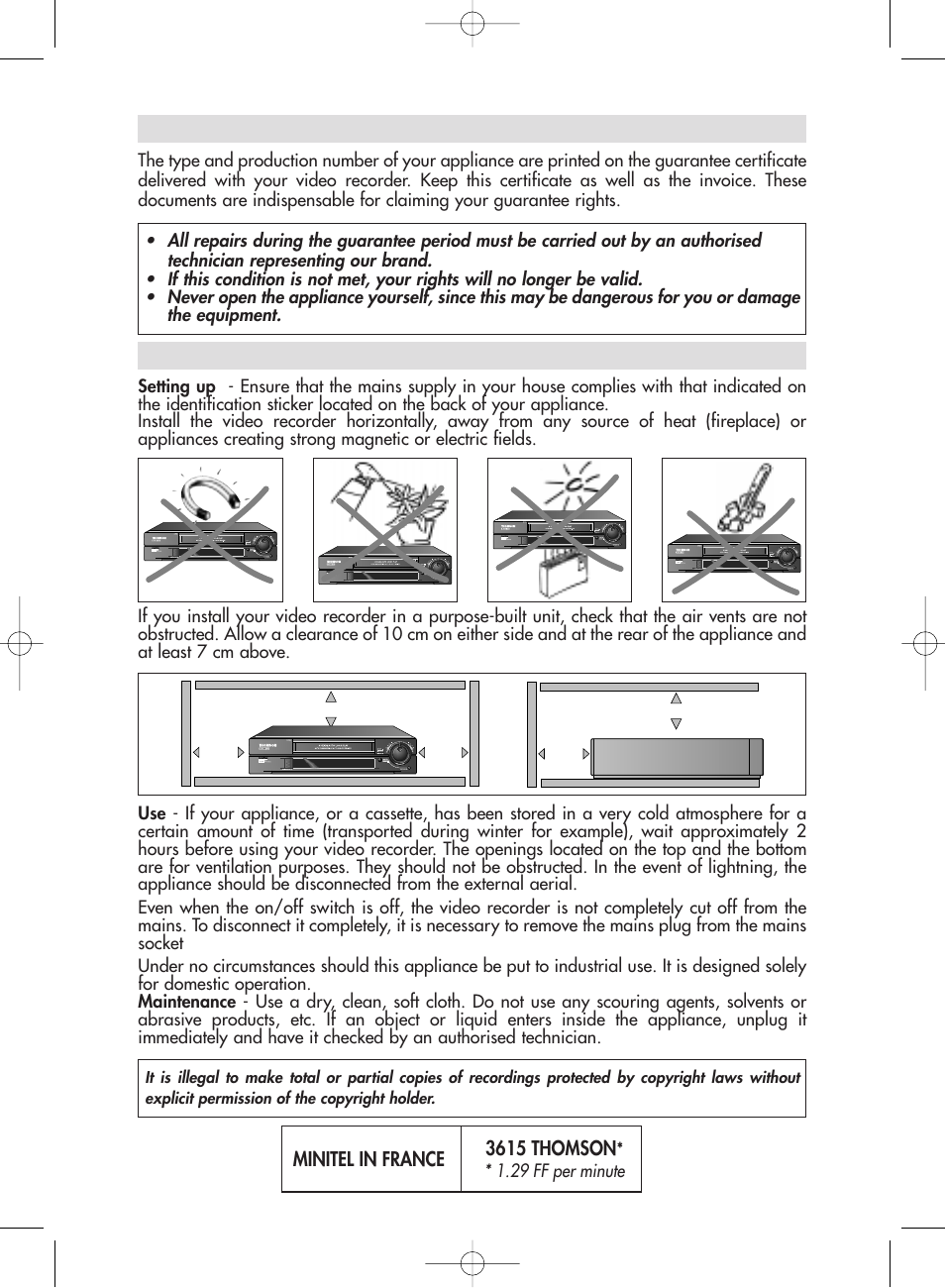 Technicolor - Thomson VP2850F User Manual | 19 pages