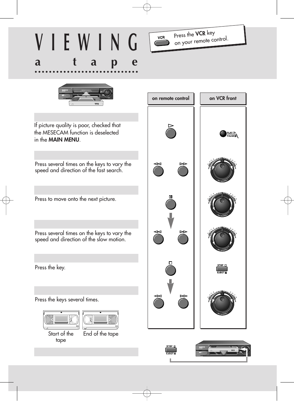 At a p e | Technicolor - Thomson VP2850F User Manual | Page 7 / 19