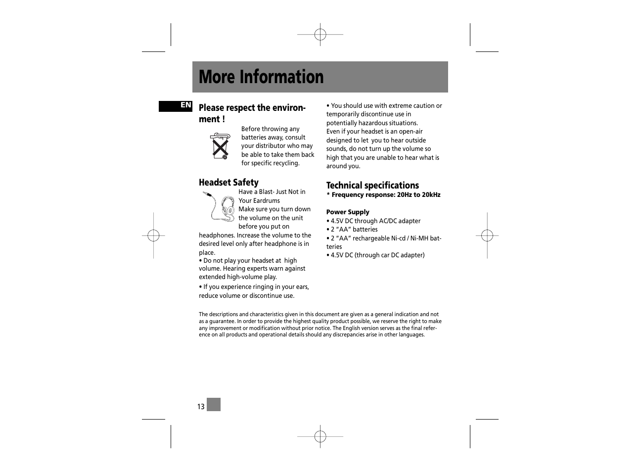 More information | Technicolor - Thomson PDP2075 User Manual | Page 10 / 10