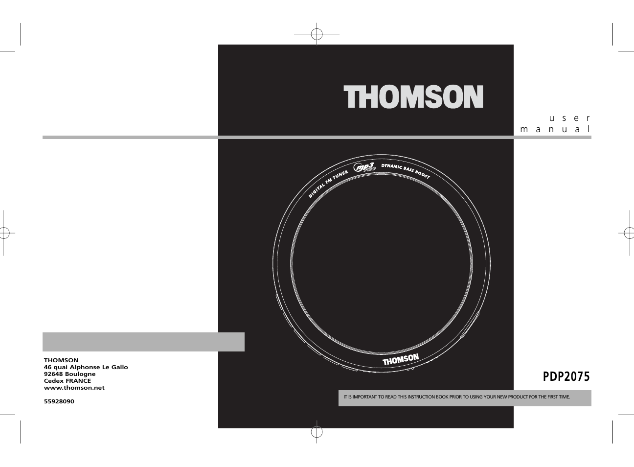 Pdp2075 | Technicolor - Thomson PDP2075 User Manual | Page 2 / 10