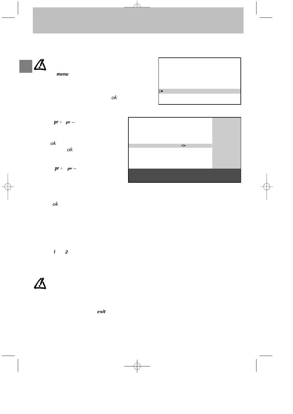Programme organisation | Technicolor - Thomson 2 8 D G 1 6 E T User Manual | Page 10 / 18