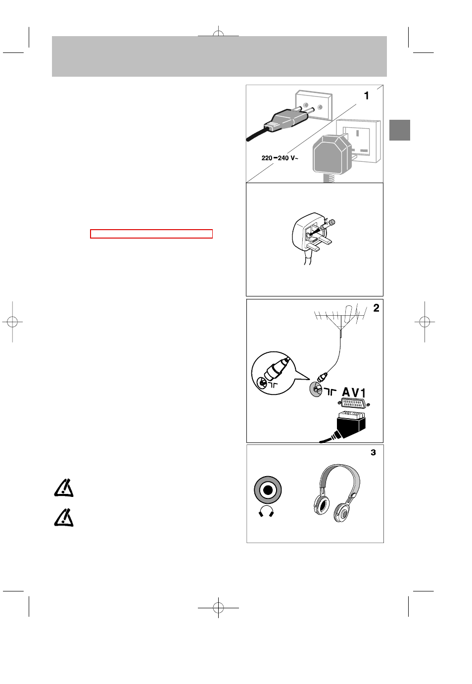 Basic connections | Technicolor - Thomson 2 8 D G 1 6 E T User Manual | Page 5 / 18