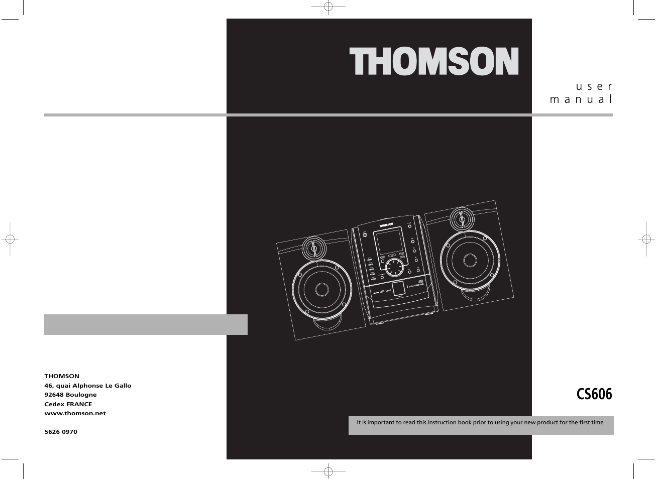 Technicolor - Thomson CS606 User Manual | 15 pages