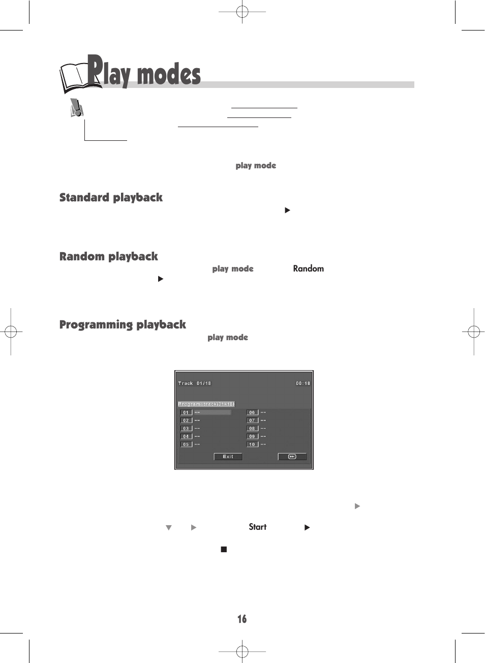 Lay modes | Technicolor - Thomson DTH600 User Manual | Page 18 / 27