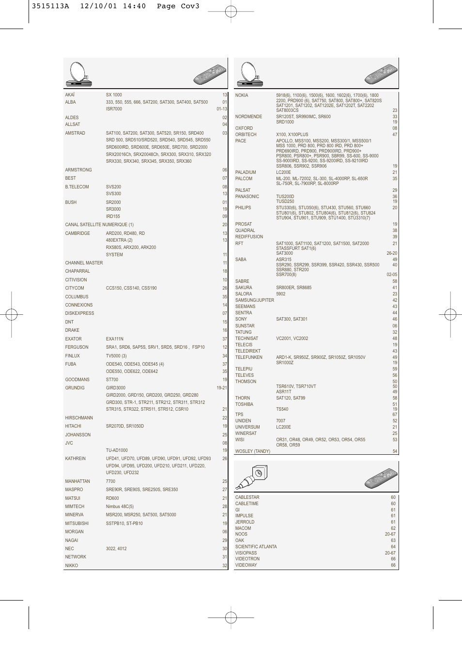 Technicolor - Thomson VTH6250F User Manual | Page 3 / 4