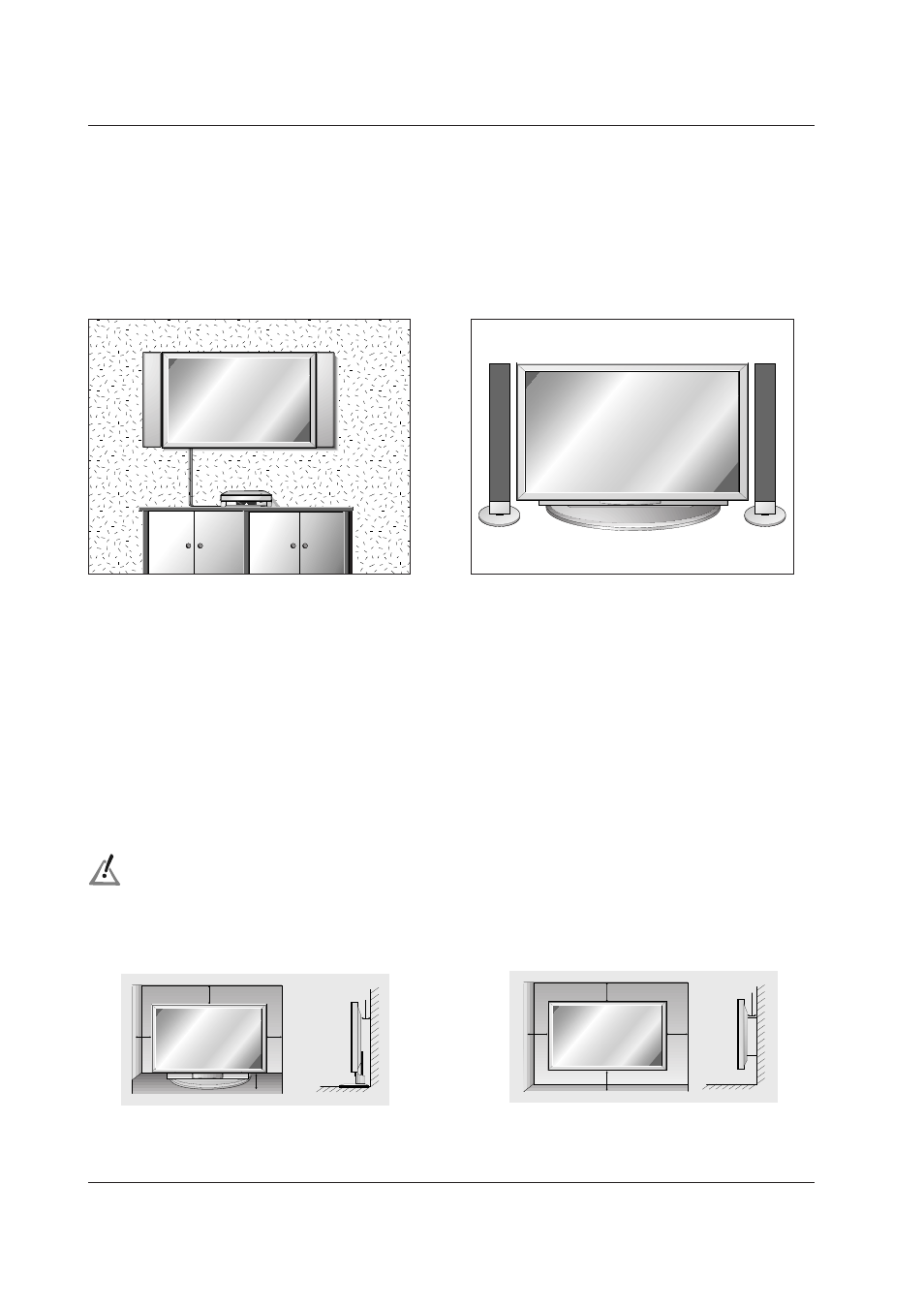 Installation of the monitor | Technicolor - Thomson 42 WM 03 L User Manual | Page 10 / 33