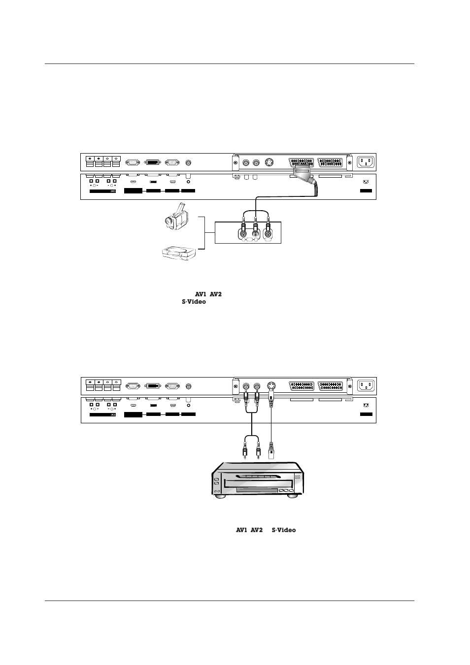 External equipment v, External equipment v iewing setups iewing setups, 12 plasma monitor installation | Watching external av source, Watching dvd | Technicolor - Thomson 42 WM 03 L User Manual | Page 12 / 33