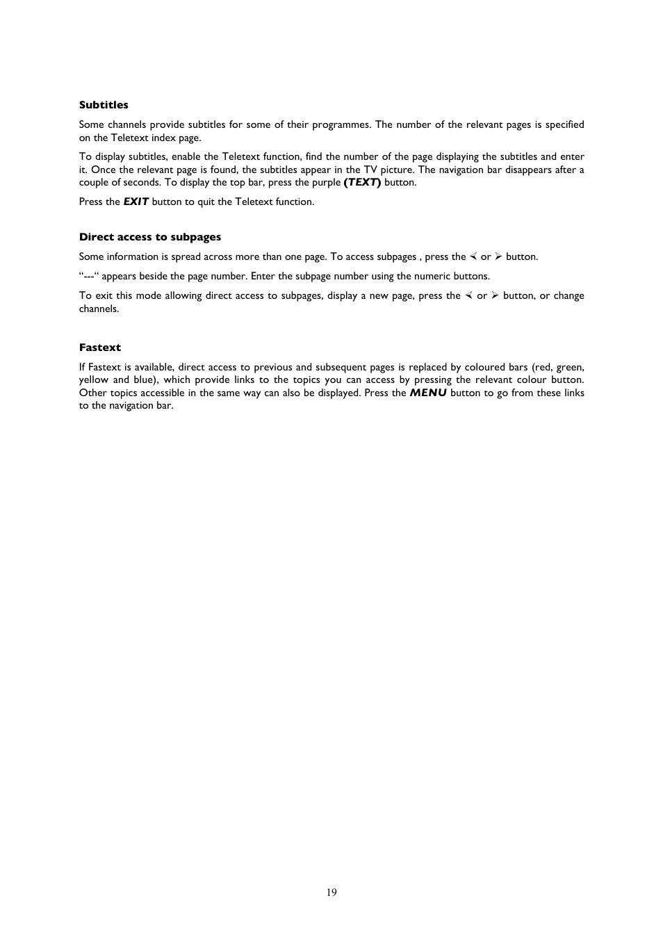 Technicolor - Thomson 20LCDB03B User Manual | Page 19 / 23