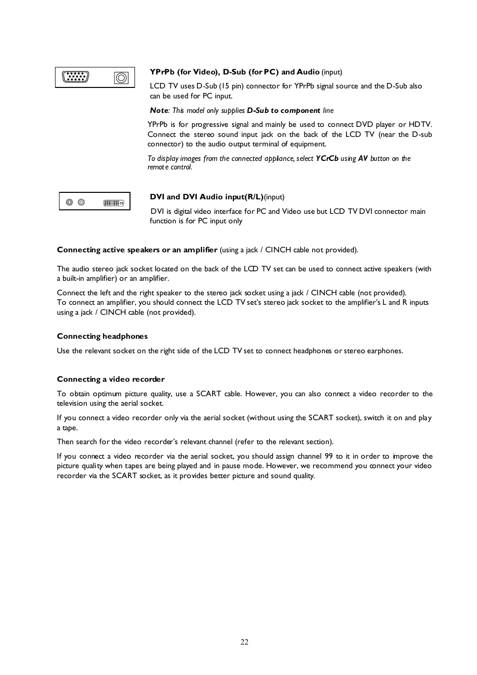 Technicolor - Thomson 27LCDB03B User Manual | Page 22 / 25