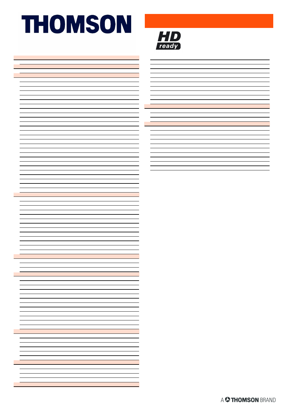Technical data | Technicolor - Thomson DLW 616 User Manual | Page 2 / 2