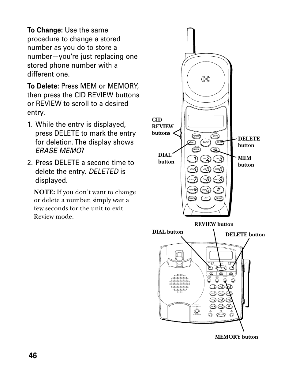 Dial button | Technicolor - Thomson 26955 User Manual | Page 46 / 72