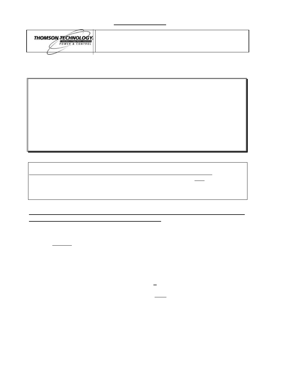 Appendix “a | Technicolor - Thomson POWER & CONTROL TS 870 User Manual | Page 45 / 54