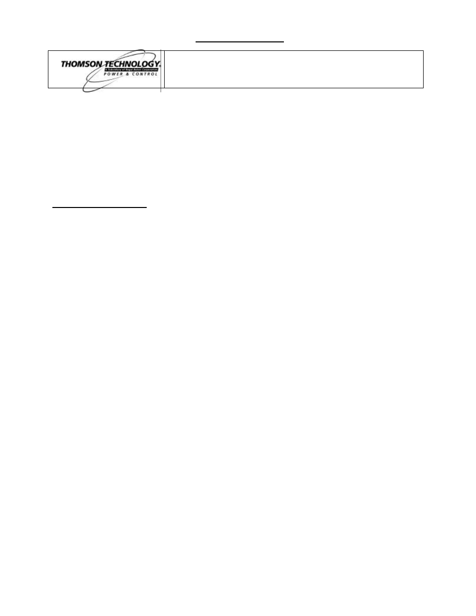 Appendix “a | Technicolor - Thomson POWER & CONTROL TS 870 User Manual | Page 46 / 54