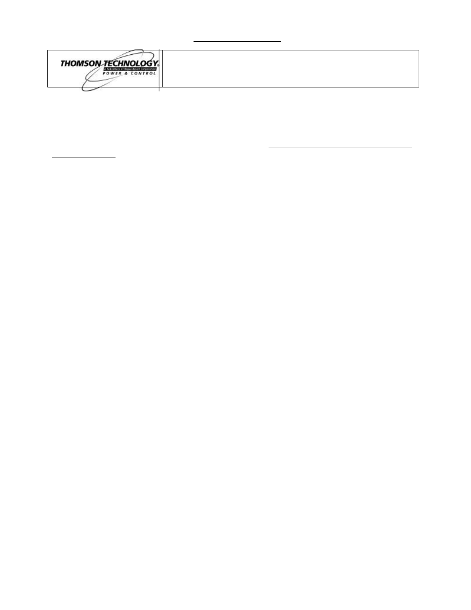 Appendix “a | Technicolor - Thomson POWER & CONTROL TS 870 User Manual | Page 48 / 54