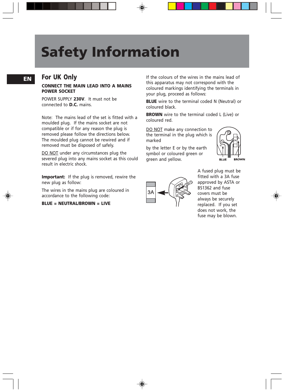 Technicolor - Thomson TM9235 EN User Manual | 15 pages