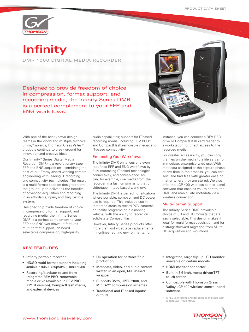 Technicolor - Thomson DMR 1000 User Manual | 4 pages