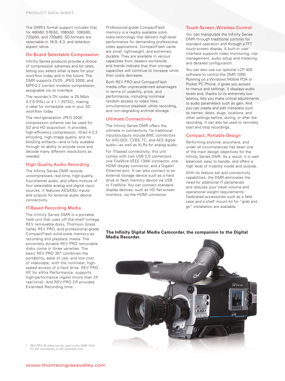 Technicolor - Thomson DMR 1000 User Manual | Page 2 / 4