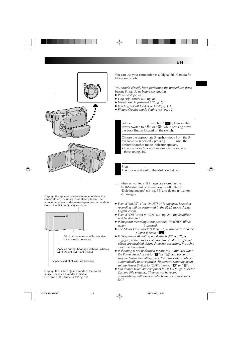 Recording | Technicolor - Thomson VMD 6 User Manual | Page 18 / 82