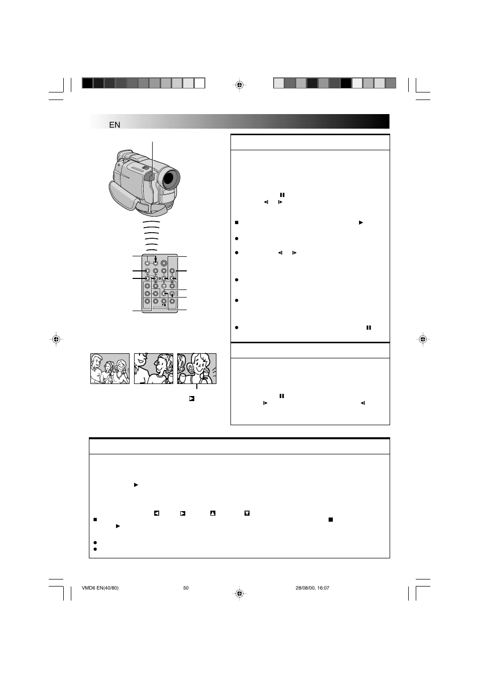 Using the remote control unit, Cont.) | Technicolor - Thomson VMD 6 User Manual | Page 51 / 82