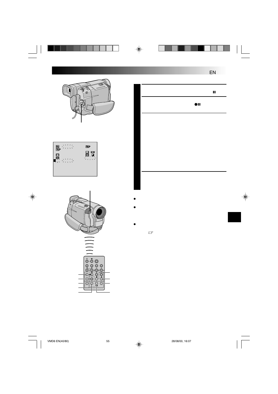 Automatic editing to vcr | Technicolor - Thomson VMD 6 User Manual | Page 56 / 82