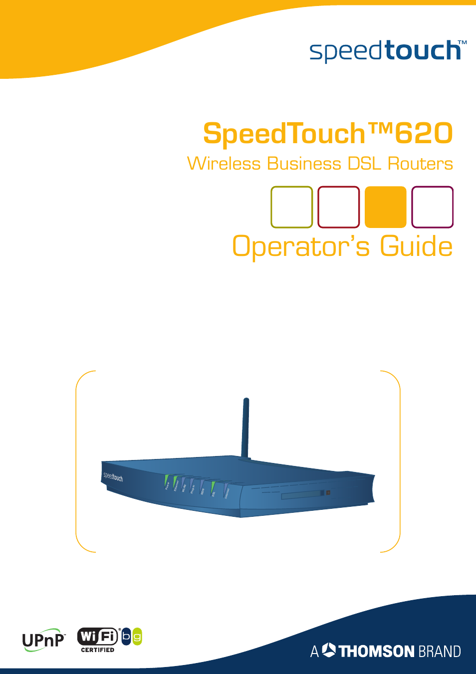 Technicolor - Thomson Wireless Business DSL Routers SpeedTouchTM620 User Manual | 216 pages