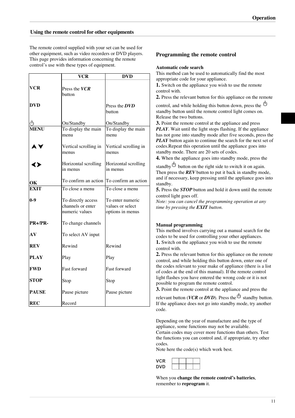 Technicolor - Thomson 20LB020S4 User Manual | Page 11 / 28
