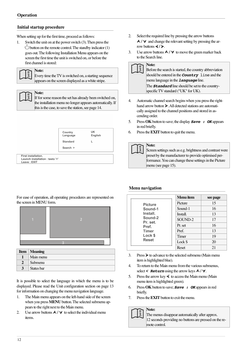 Technicolor - Thomson 20LB020S4 User Manual | Page 12 / 28