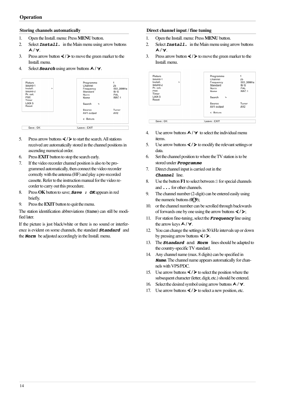 Technicolor - Thomson 20LB020S4 User Manual | Page 14 / 28