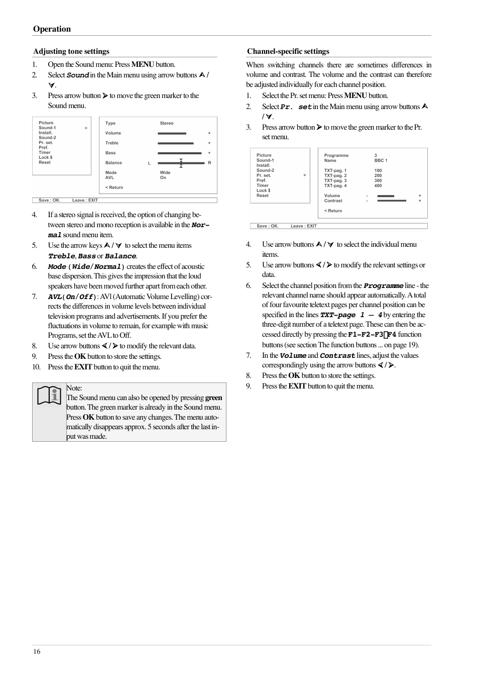 Technicolor - Thomson 20LB020S4 User Manual | Page 16 / 28